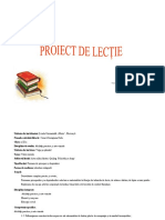 119 Proiect de Lectie