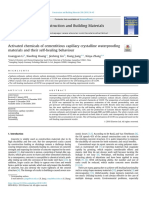 Activated Chemicals of Cementitious Capillary Crystalline Waterproofing