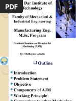 Abrasive Jet Machining by Motbaynor Atnafu