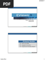 Curso Programacion EViews 9 - Sesion1