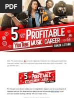 5 Steps To A Profitable Youtube Music Career PDF