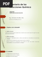 Ingeniería de Las Reacciones Química UNIDAD CUATRO SEMESTRE