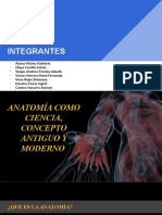 Anatomía Como Ciencia, Concepto Antiguo y Moderno