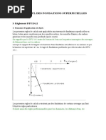 Le Calcul Des Fondations Superficielles