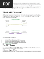 What Is A BRT Corridor?: Dedicated Right-of-Way