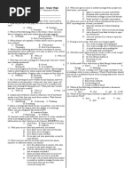 Tudela National High School - Senior High: Multiple Choice