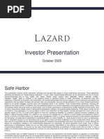 LAZ 2020 Q3 Investor Deck - Final - v02