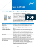 Intel® Wireless-AC 9560: Product Brief