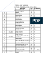 Tools and Tackles: Spareparts of 074086 LR 1350 Crawler Crane