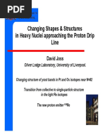 Changing Shapes & Structures in Heavy Nuclei Approaching The Proton Drip Line