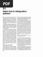 Vapor Lock in Refrigeration Systems: Handbook of Fundamentals and Most Rele