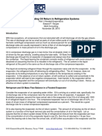 Understanding Oil Return in Refrigeration Systems