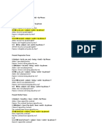 Active and Passive Voice Tense Sequence Structure