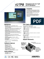 AWS-842TPB: Workstation With 10.4" LCD and PCI Backplane