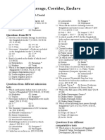 3.4 Barrage, Corridor, Enclave: Questions From Medical & Dental Admission Tests