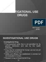 Investigational Use of Drugs