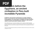 500 Years Before The Egyptians