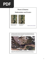 Rivers & Streams: Sedimentation and Erosion: Benoit Cushman-Roisin