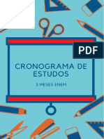 Cronograma Enem Tres Meses PDF