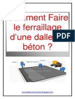 Comment Faire Le Ferraillage D'une Dalle de Béton