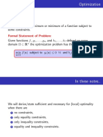 Goal:: Want To Find The Maximum or Minimum of A Function Subject To Some Constraints