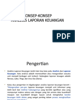 Konsep Analisis Laporan Keuangan