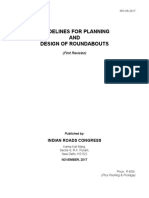 Guidelines For Planning and Design of Roundabouts: (First Revision)