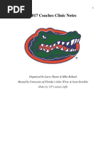 2017 Florida Coaches Clinic Notes