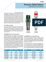 Pressure Relief Valves Operating Instructions: Supplemental Protection