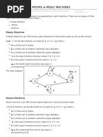 Moore & Mealy Machines
