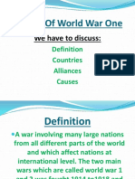 History of World War One: We Have To Discuss