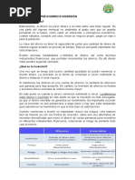 Diferencia Entre Ahorro e Inversión