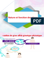 Notion de Gène Allèle Génotype Phénotype