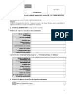 Formulario de Guía de Transporte