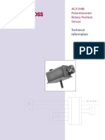 Technical Information: ACX104B Potentiometer Rotary Position Sensor