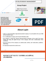 CRM Group-7 - Lupin Pharmaceuticals - Group Project