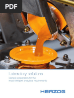 Laboratory Solutions: Sample Preparation For The Most Stringent Analytical Requirements