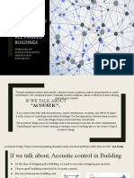 Acoustic and Thermal Control in RCC Framed Buildings