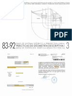 Practicas de Geometria Descriptiva I - Cuaderno N3 - CURSOS 83-92 - RUC