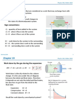 Thermodynamic System: Thermodynamic Process: Sign Conventions