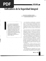 Indicadores de La Seguridad Integral