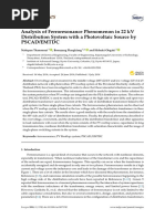 Energies: Analysis of Ferroresonance Phenomenon in 22 KV Distribution System With A Photovoltaic Source by Pscad/Emtdc