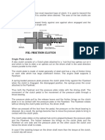 Friction Clutches-Study Material