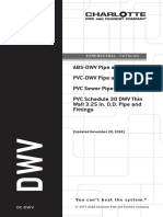 Plastic Pipe Fittings DC-DWV PDF