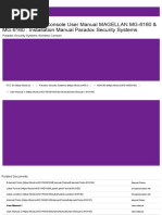 MG6160 Wireless Console Manual MAGELLAN MG-6160 & MG-6160 - Installation Manual Paradox Security Systems