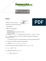 Corrigé Bac D 1996