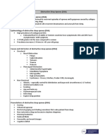 Obstructive Sleep Apnoea (OSA) Definition of Obstructive Sleep Apnoea (OSA)