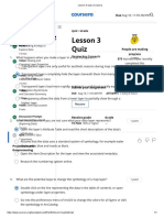 Lesson 3 Quiz Part 2 - Coursera