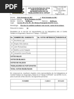 Fo-Sg-045 Acta de Acta de Escrutinio de Votos para Elección de Los Representantes de Los Trabajadores en El Copasst