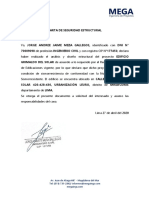 Carta de Seguridad Estructural